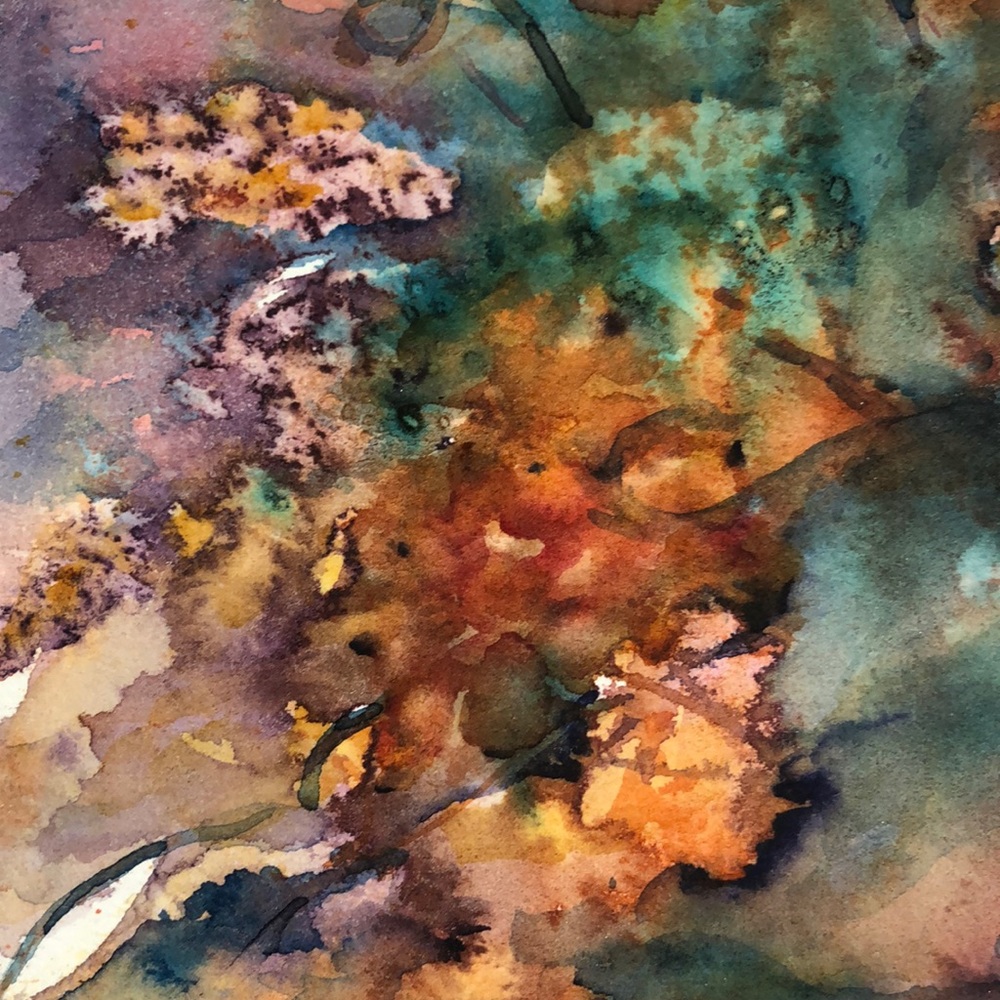 "Autumn Berries" fall painting